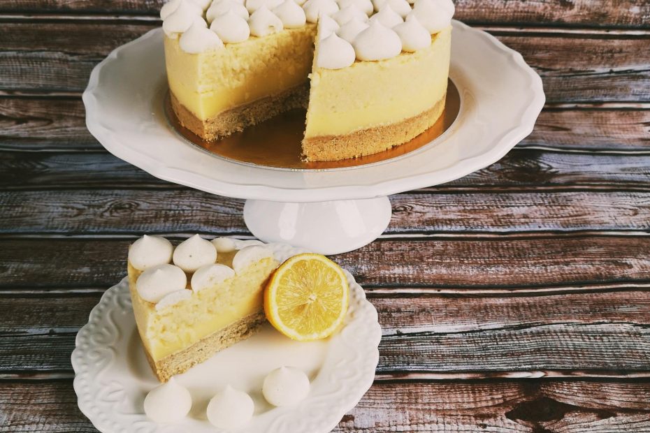 Citromos kölespite vegán habcsókkal