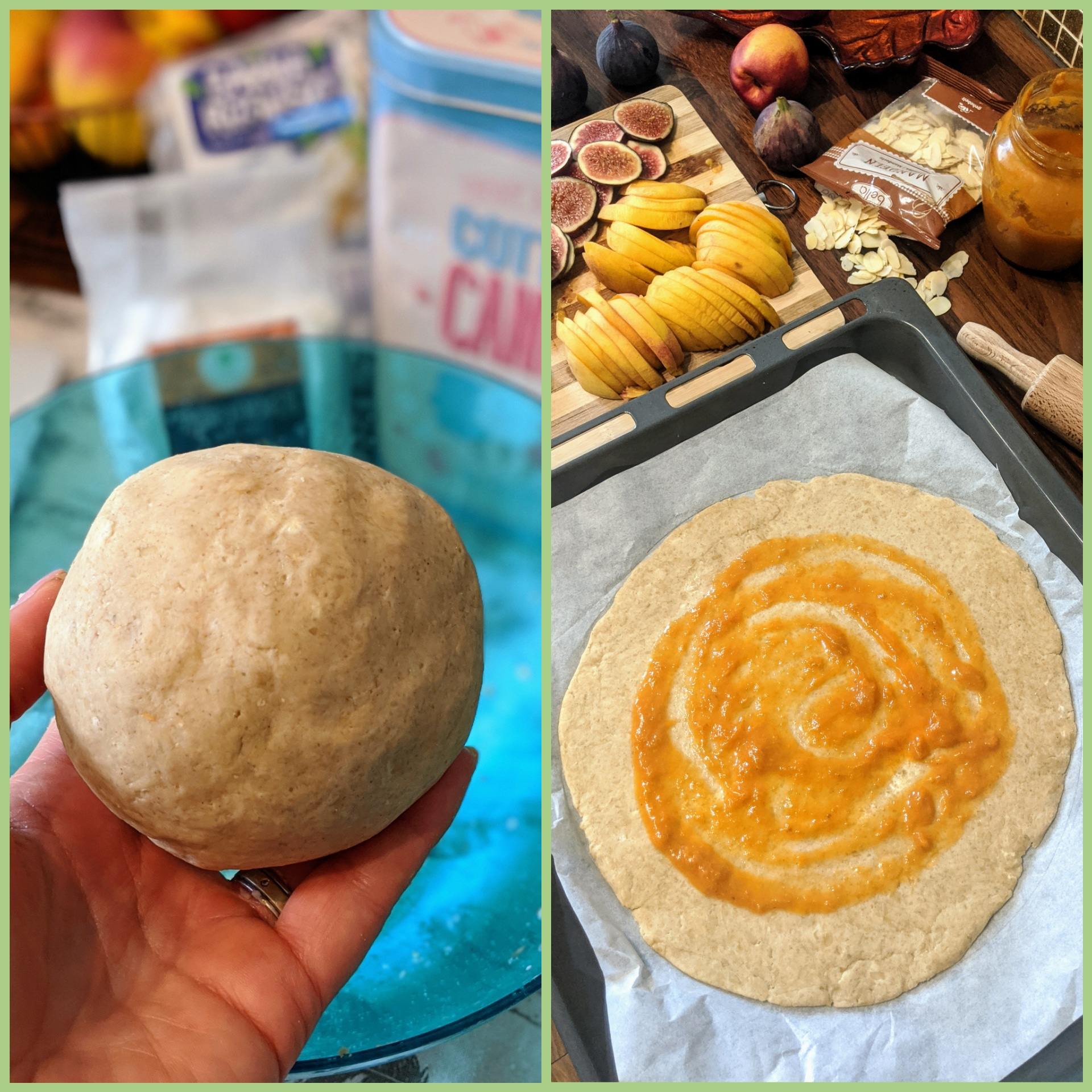 Fügés barackos galette