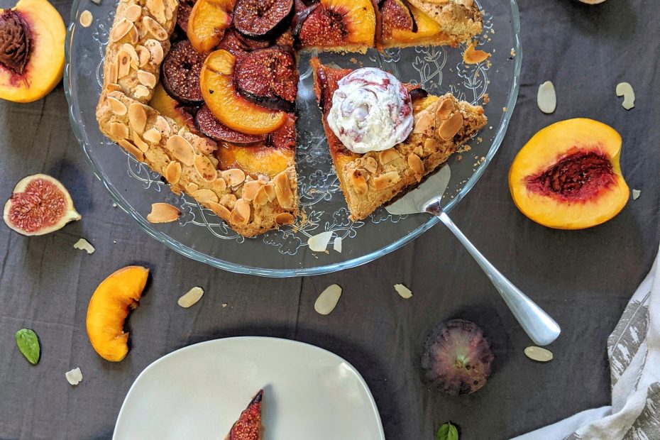 Fügés barackos galette