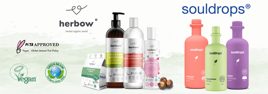 Herbow bőr- és környezetbarát alternatív mosó és mosogatószerek