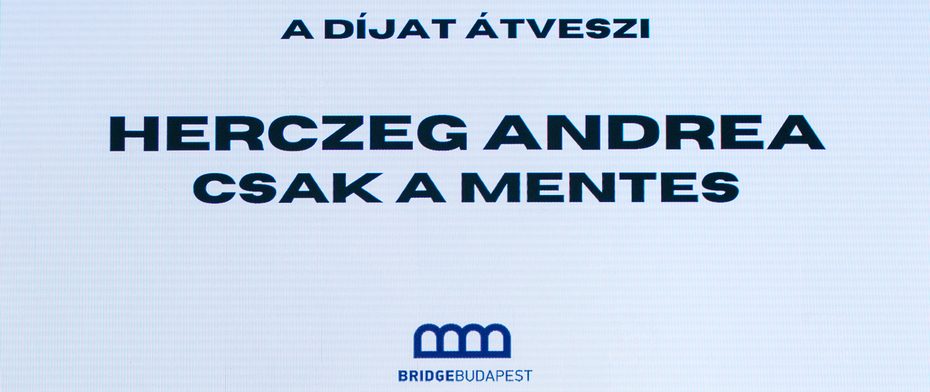 Bridge Üzleti Közösség Díjátadó 2023.06.08. - Üzleti közösség a Fenntarthatóságért díj