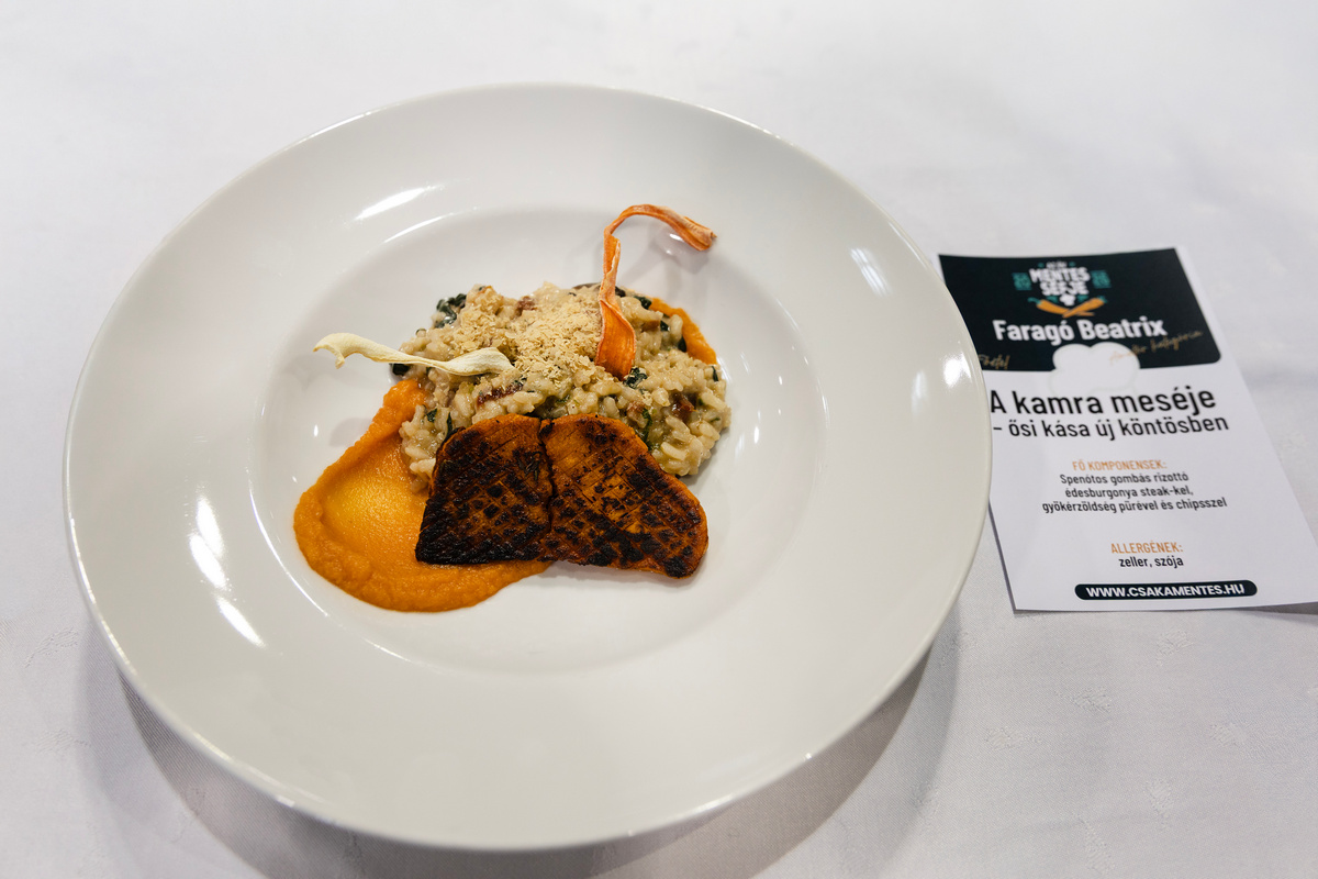 A kamra meséje - Év Mentes Séfje 2026 amatőr kategória nyertese - Faragó Beatrix főétele