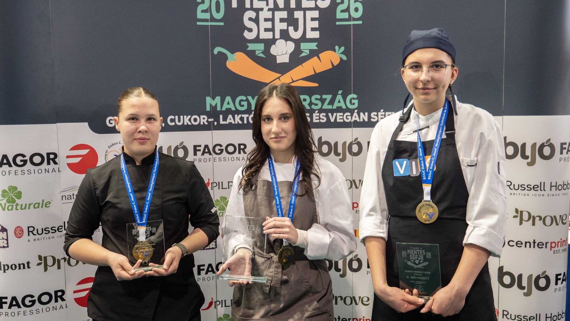 Év Mentes Séfje verseny 2026 - diák kategória - cukrász díjazottak
