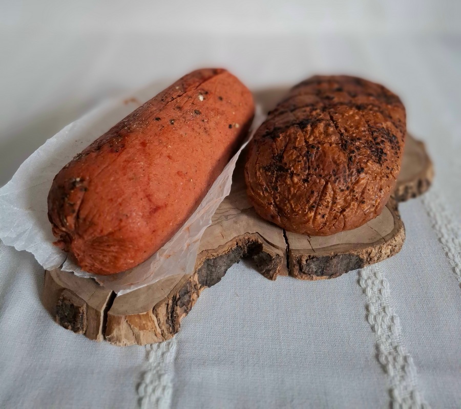 Vegán sonkaszalámi, vegán sonka - Horváth Judit, Fermentált Konyha társszerző, receptkönyvíró receptje