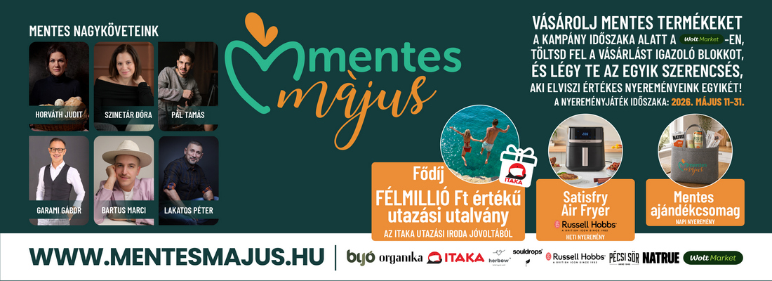 Elindult a Mentes Május: edukáció, nyereményjáték és országos összefogás a gluténmentesen élőkért