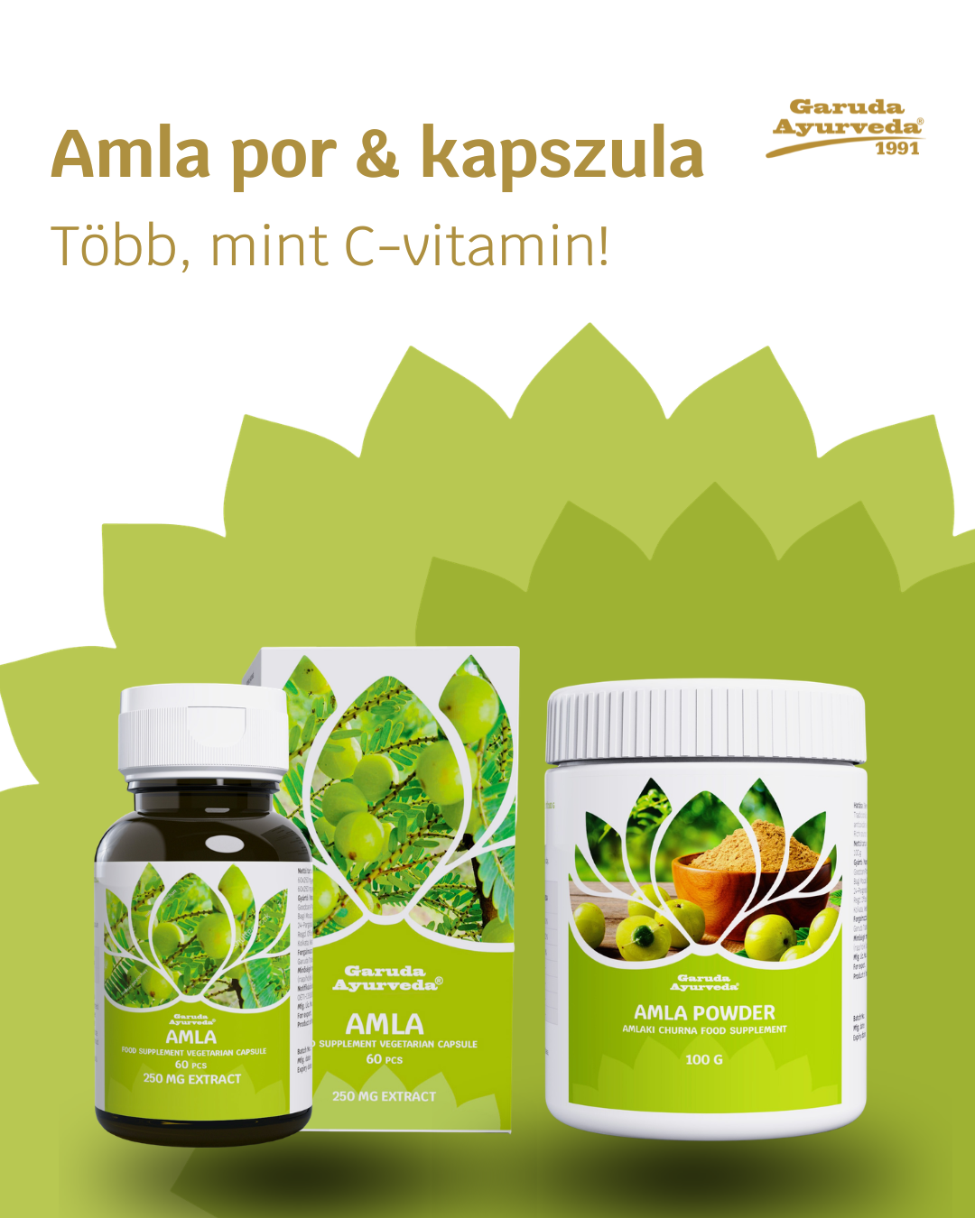 Amla por & kapszula