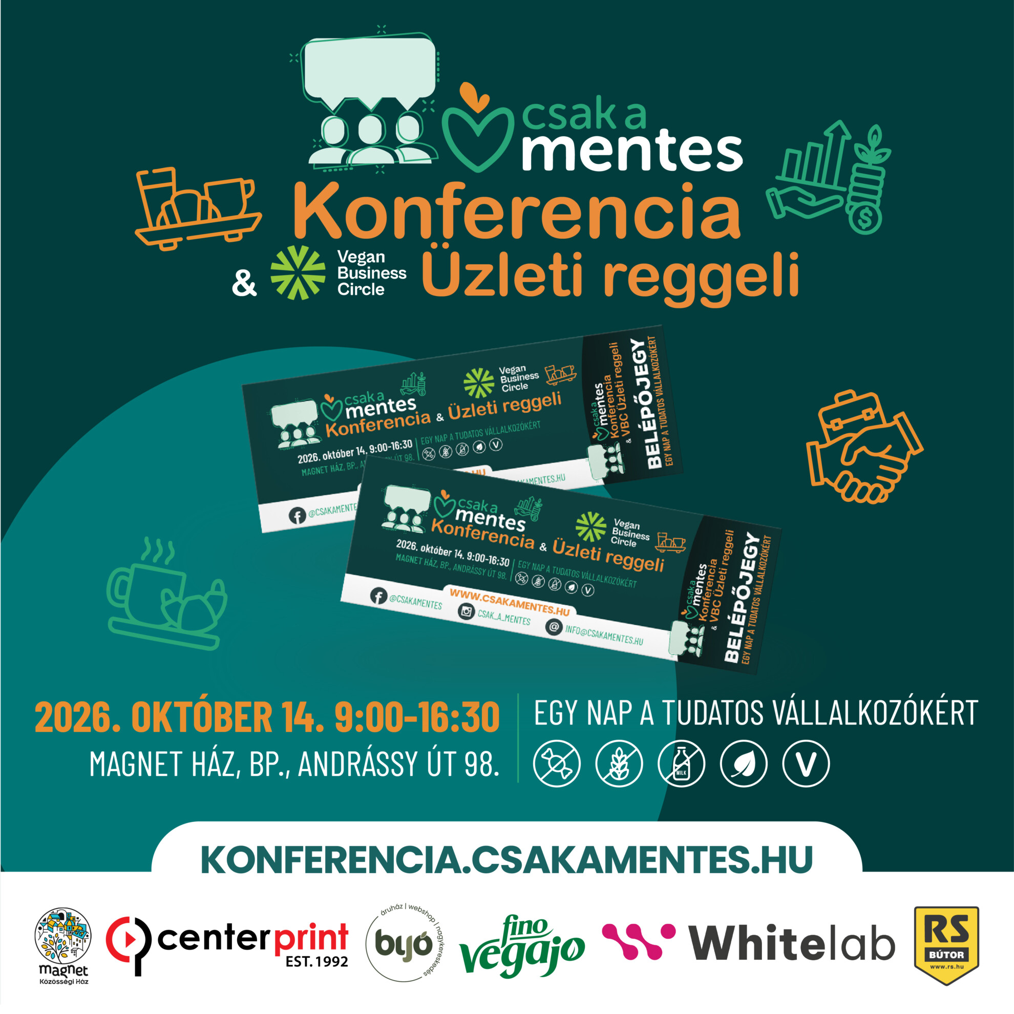 V. Csak a Mentes Konferencia 2026.10.14. MAGNET Ház, Budapest, Andrássy út 98.